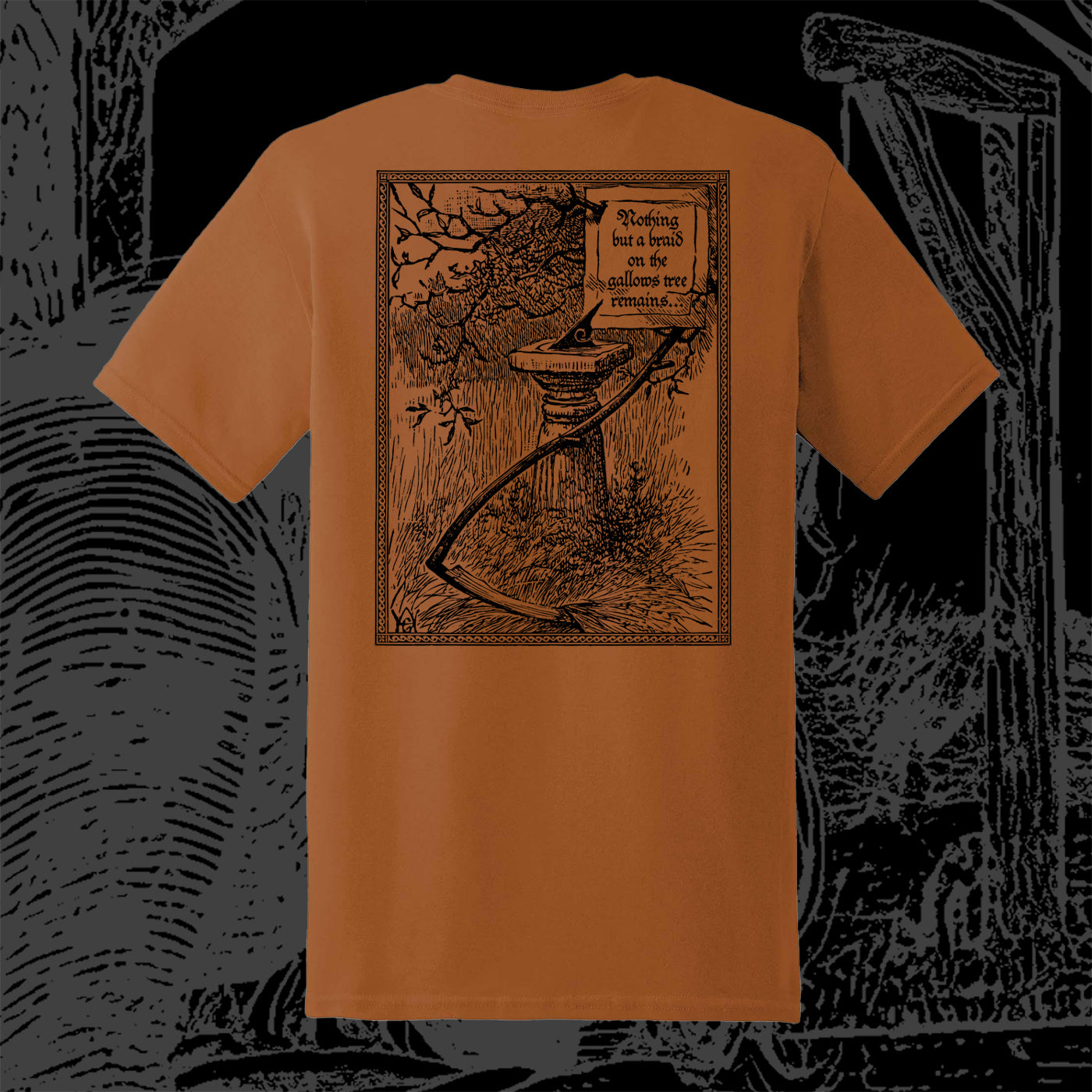 GALLOWBRAID "Maiden's Lament" 2-sided T-shirt [2 color options]