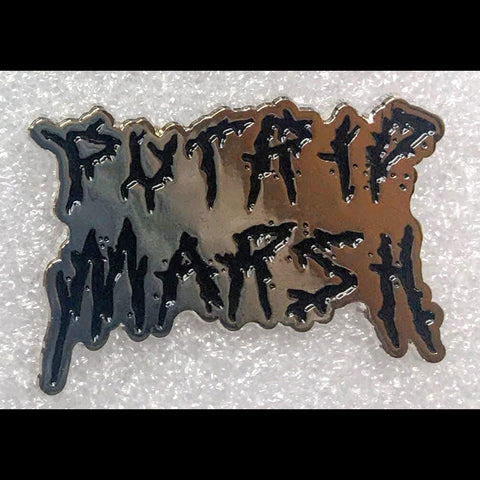 PUTRID MARSH (Silver/Black) Logo Metal Enamel Pin