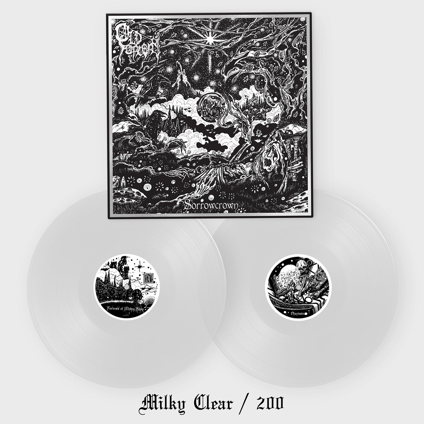 OLD SORCERY "Sorrowcrown" Deluxe Vinyl 2xLP (Silver Laminate Double LP Gatefold w/ poster, lim.500)