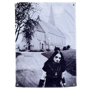 NATTEFROST (by Peter Beste) 24"x36" Fabric Wall Flag (limited edition)