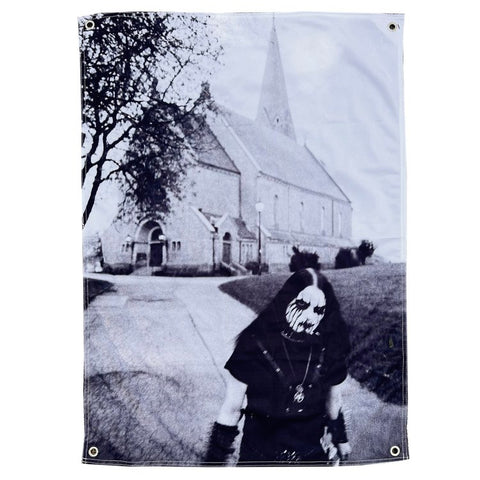 NATTEFROST (by Peter Beste) 24"x36" Fabric Wall Flag (limited edition)