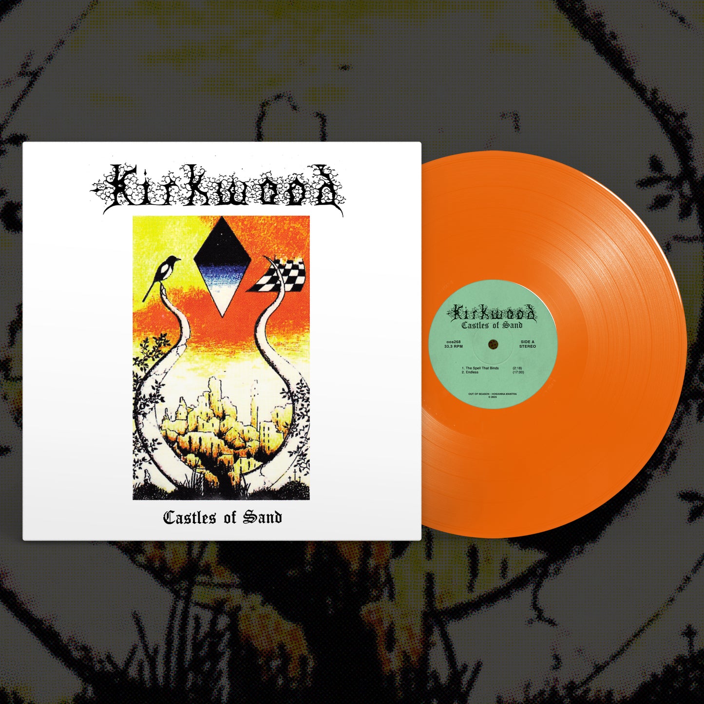 JIM KIRKWOOD "Castles of Sand" vinyl LP (w/poster - 2 color options)