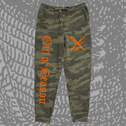 OUT OF SEASON Premium Sweatpants Joggers (Black or Camo) *Preorder*