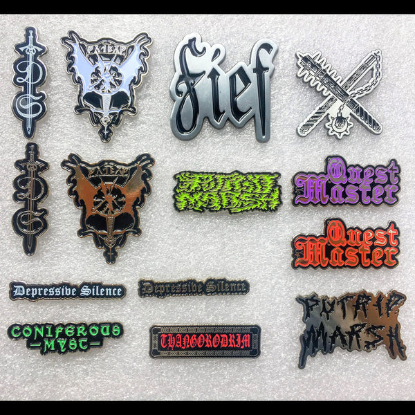 QUEST MASTER "Logo" Metal Enamel Pin