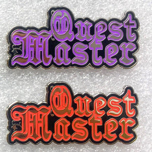 QUEST MASTER "Logo" Metal Enamel Pin