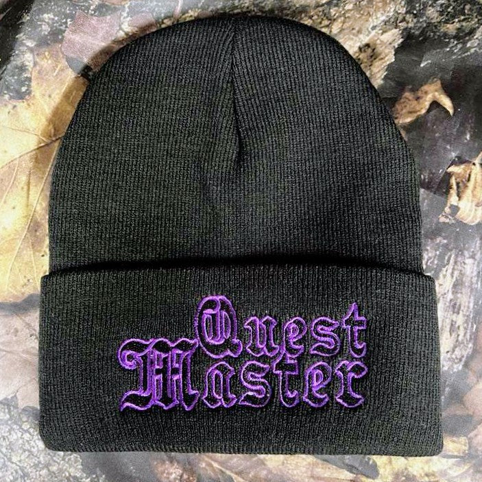 QUEST MASTER "Logo" Embroidered Beanie Winter Hat [various colorways]