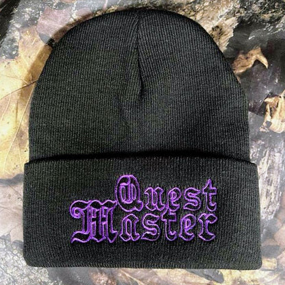 QUEST MASTER "Logo" Embroidered Beanie Winter Hat [various colorways]