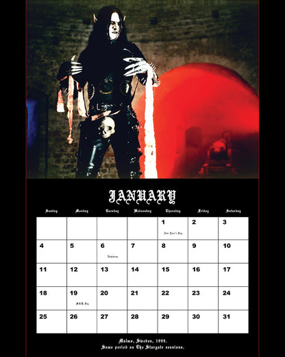 MORTIIS 2026 WALL CALENDAR *PREORDER*
