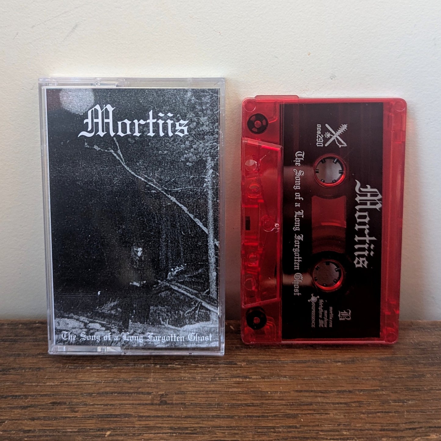 MORTIIS "The Song of a Long Forgotten Ghost" cassette tape (2 color options, lim.250)