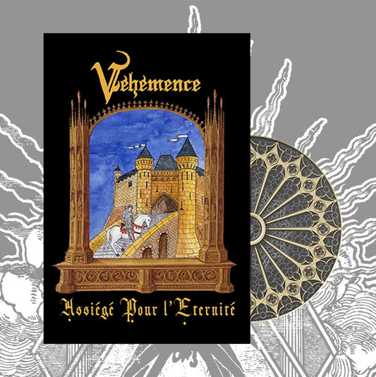 VÉHÉMENCE "Assiégé Pour L'Éternité" CD (A5 digipak w/ gold foil, booklet) [Vehemence]