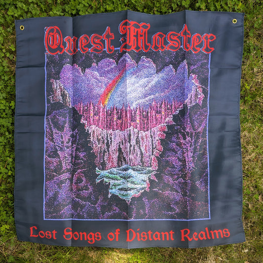 QUEST MASTER "Lost Songs" 36"x36" Fabric Wall Banner Flag