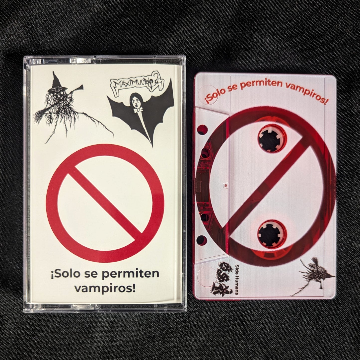 OLD NICK / MAXIMUCHO2 "¡Solo se permiten vampiros!" Cassette Tape