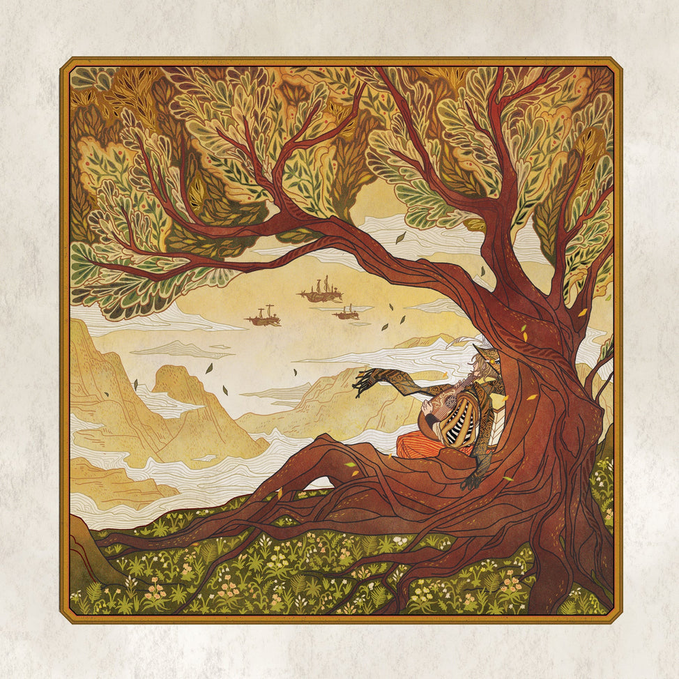 FINAL FANTASY IV "Tales from the Spoony Bard / Hymn of the Crystal" vinyl LP (w/ OBI, color) [Malcolm Robinson]