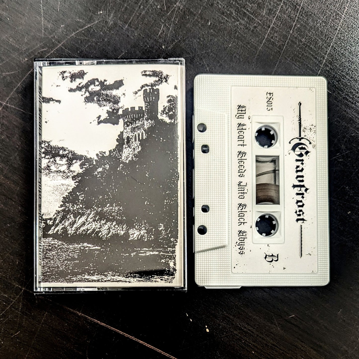 GRAVFROST "My Heart Bleeds Into Black Abyss" cassette tape (lim.85)