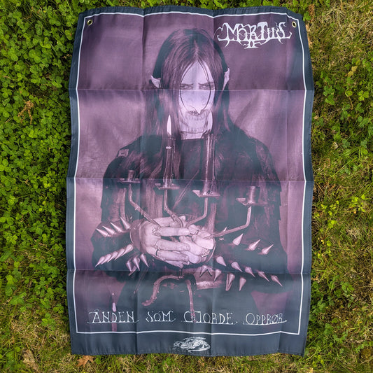 MORTIIS "Ånden..." 24"x36" Fabric Wall Banner Flag