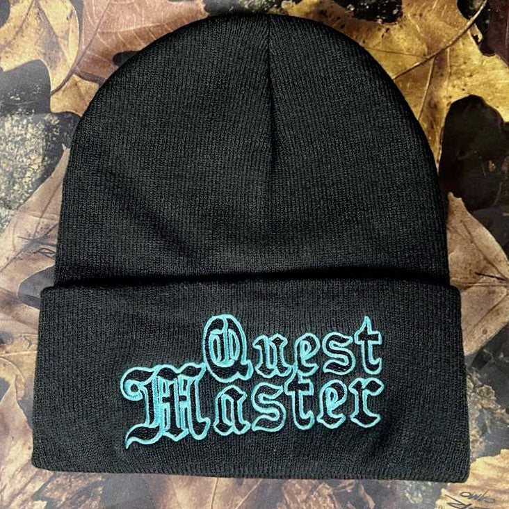 QUEST MASTER "Logo" Embroidered Beanie Winter Hat [various colorways]