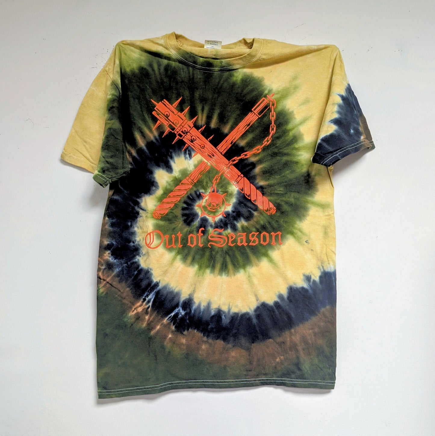 OUT OF SEASON "NEDSM" Premium 2-sided T-shirt (Camo) [Tie-Dye]