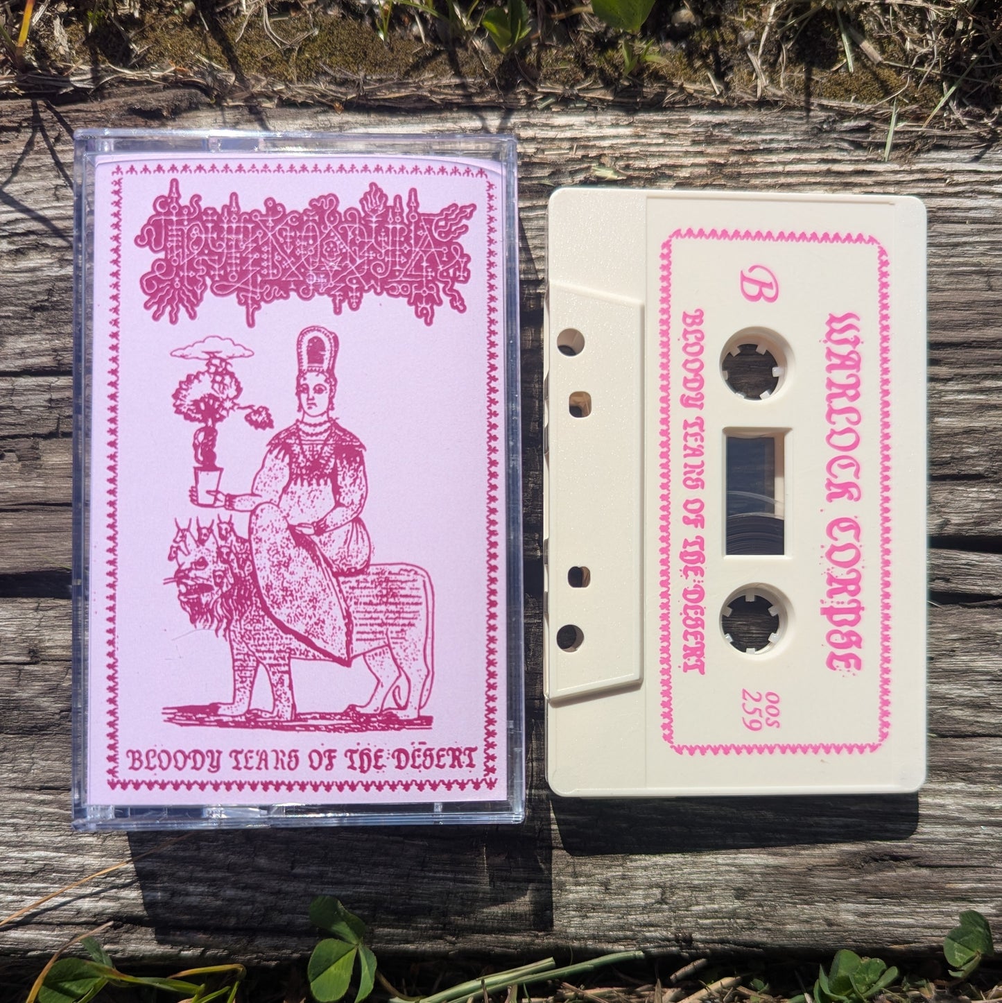 WARLOCK CORPSE "Bloody Tears of the Desert" cassette tape (Труп Колдуна)