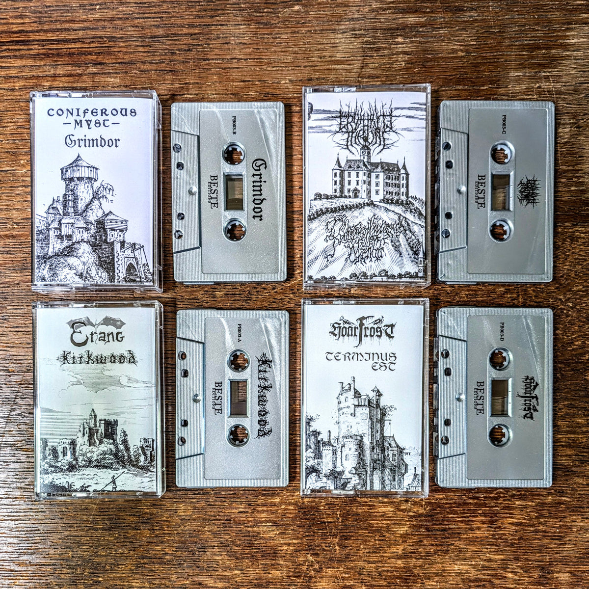 PETER BESTE "Dungeon Synth: The Archives (Standard Box Set)" 4xTape Boxset (lim.100)