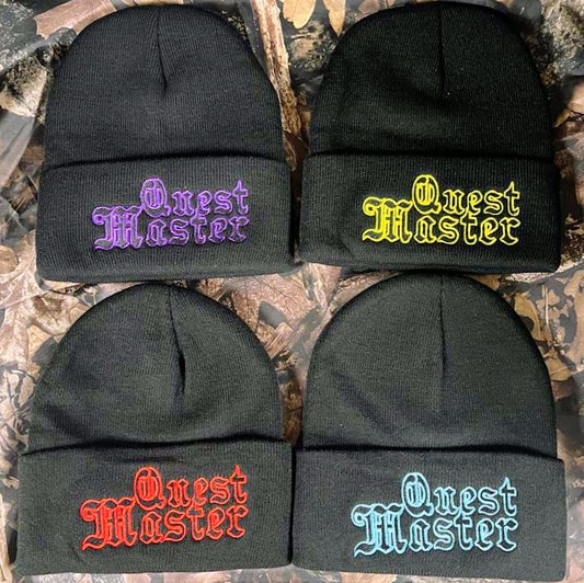 QUEST MASTER "Logo" Embroidered Beanie Winter Hat [various colorways]