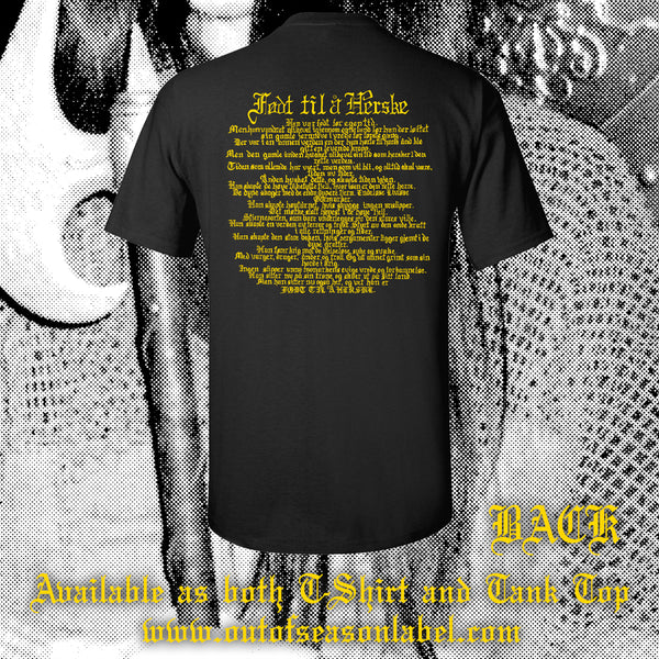 MORTIIS "Født - Scroll" [BLACK] - T-SHIRT or TANK TOP