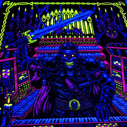 OUT OF SEASON x JOSH FREYDKIS "Test Your Might" Black Light Poster Art Print (#/100 screen print) *Ships Separately*