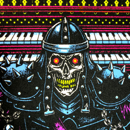 OUT OF SEASON x JOSH FREYDKIS "Test Your Might" Black Light Poster Art Print (#/100 screen print) *Ships Separately*