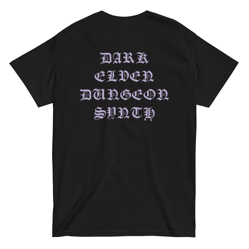 FROSTGARD 2-sided T-Shirt, black shirt with purple print, back