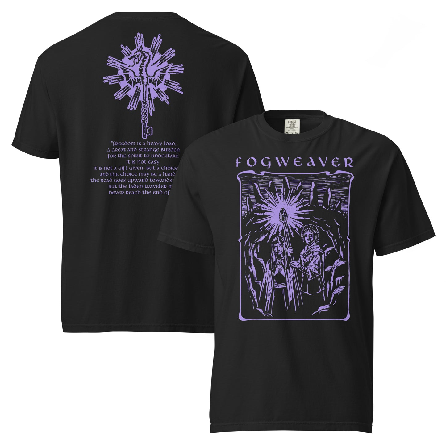 FOGWEAVER "Not A Gift Given" 2-sided T-Shirt [BLACK] (Comfort Colors)