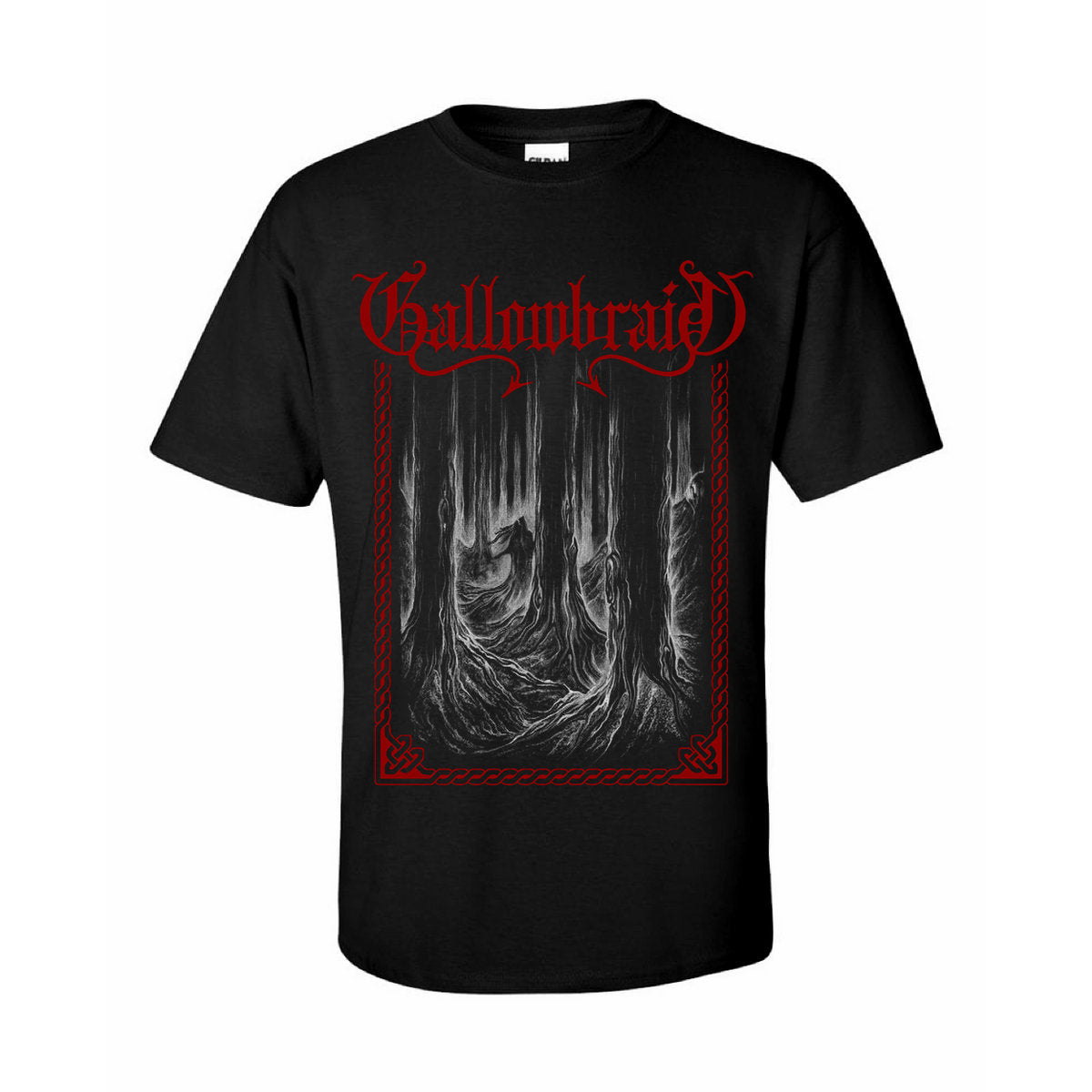 [SOLD OUT] GALLOWBRAID "Oaken Halls" T-Shirt [BLACK]