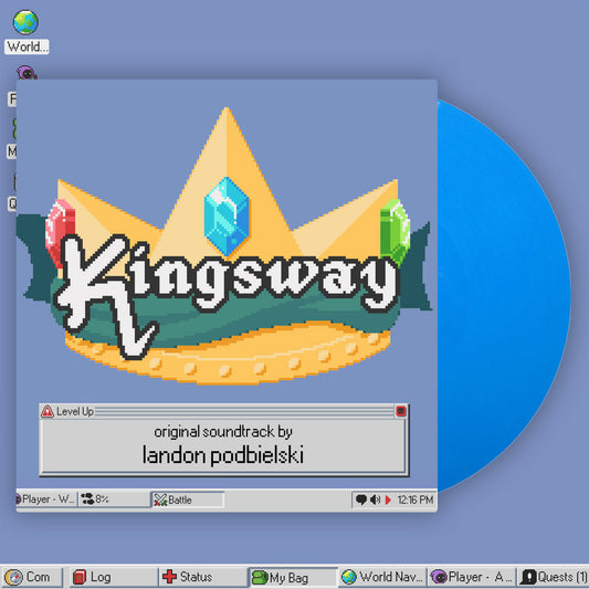 KINGSWAY by Landon Podbielski - Video Game Soundtrack Vinyl LP (color,lim.300)