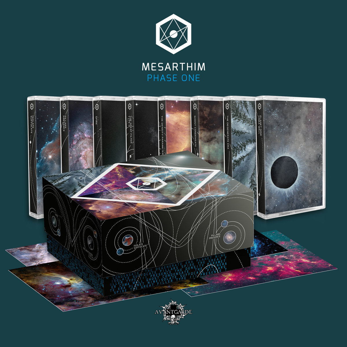 [SOLD OUT] MESARTHIM "Phase One" 8xTape Box Set (lim.250, numbered, art cards)