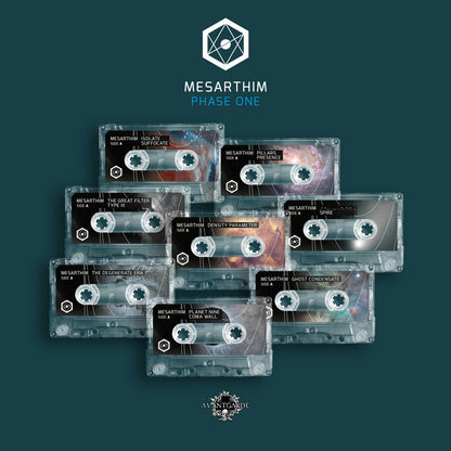 MESARTHIM "Phase One" 8xTape Box Set (lim.250, numbered, art cards)
