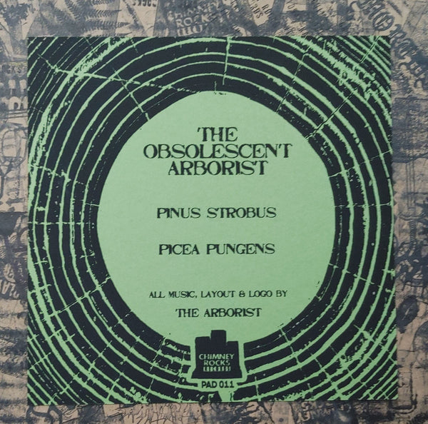 [SOLD OUT] THE OBSOLESCENT ARBORIST "s/t" Lathe 7" Vinyl (lim. 50, color)