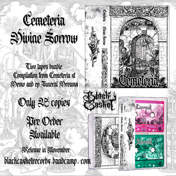 [SOLD OUT] CEMETERIA "Divine Sorrow" 2xTape Set