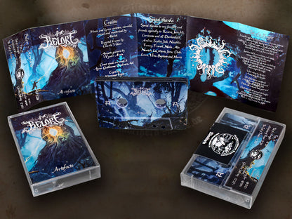 BELORE "Artefacts" cassette tape (deluxe all over print, lim.100, numbered)