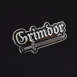 [SOLD OUT] GRIMDOR Logo Metal Enamel Pin
