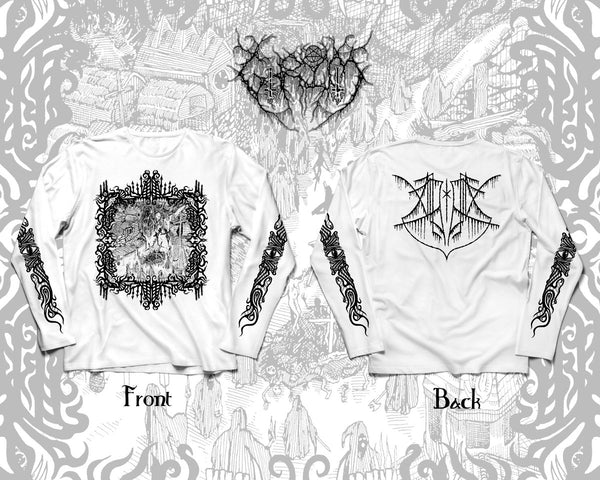 [SOLD OUT] ALGHOL "From the Caverns..." Long Sleeve Shirt [white]