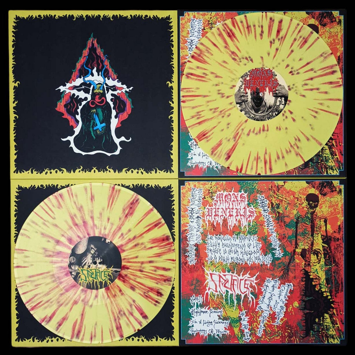 [SOLD OUT] MONS VENERIS / SEANCE OF "Split" vinyl LP (lim.100, color)