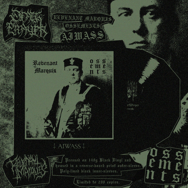 [SOLD OUT] REVENANT MARQUIS / OSSEMENTS "Aiwass" split vinyl LP (lim.200)
