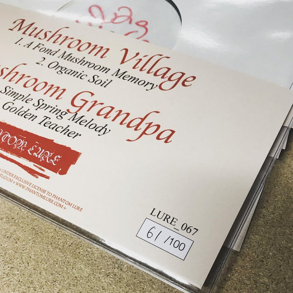 [SOLD OUT] MUSHROOM VILLAGE / MUSHROOM GRANDPA "split" vinyl 10" (lim.100, numbered, color, 180g)