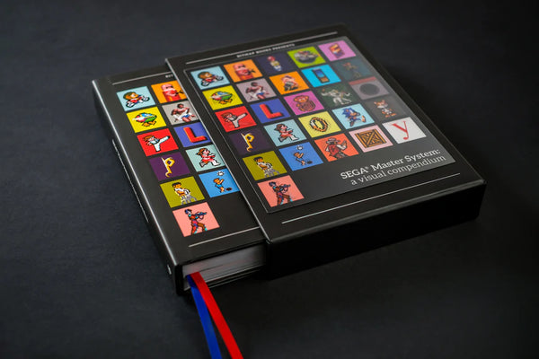 [SOLD OUT] SEGA MASTER SYSTEM: A VISUAL COMPENDIUM Deluxe hardcover book (w/ lenticular slipcase & 3D glasses)