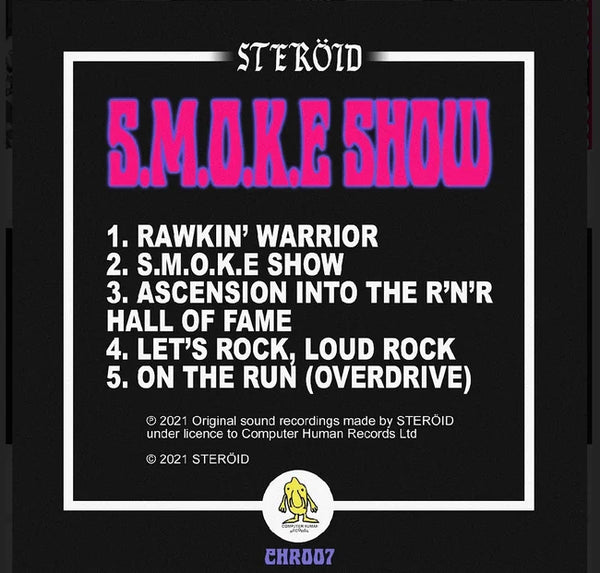 [SOLD OUT] STERÖID "Smoke Show" vinyl 7" EP [Lord Gordith / Quest Master]