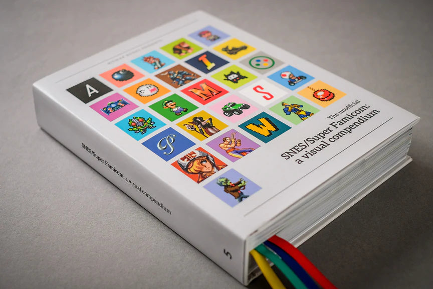 SNES/SUPER FAMICOM: A VISUAL COMPENDIUM Deluxe Hardcover book (w/ lenticular slipcase)