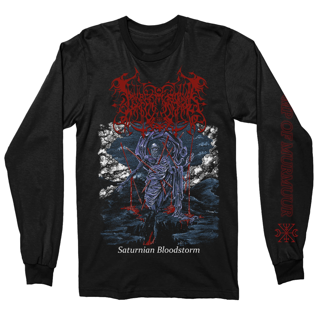 LAMP OF MURMUUR "Saturnian Bloodstorm" Long Sleeve Shirt [BLACK]
