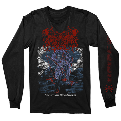 LAMP OF MURMUUR "Saturnian Bloodstorm" Long Sleeve Shirt [BLACK]