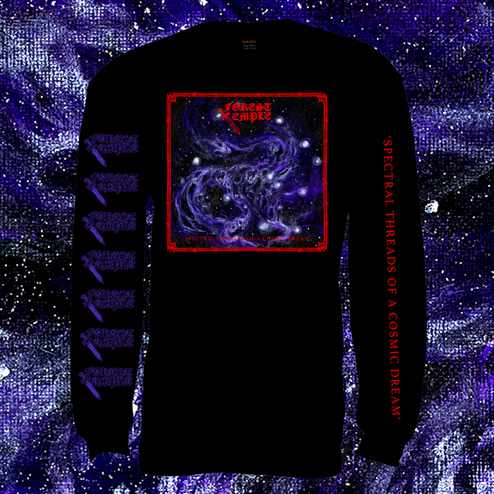 [SOLD OUT] FOREST TEMPLE "Spectral Threads" Long Sleeve Shirt [BLACK]