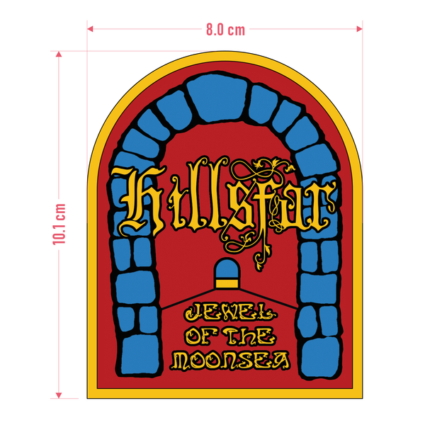 HILLSFAR "Jewel" Tri-Color shaped Patch