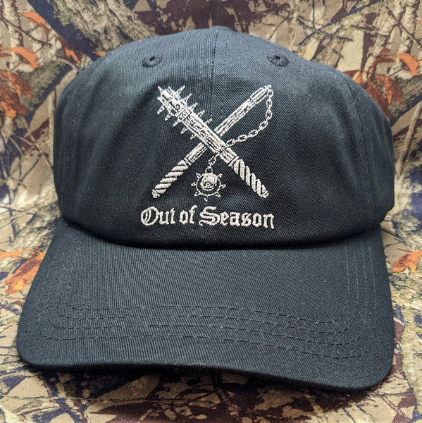 OUT OF SEASON "NEDSM" Embroidered Dad Hat [Black]
