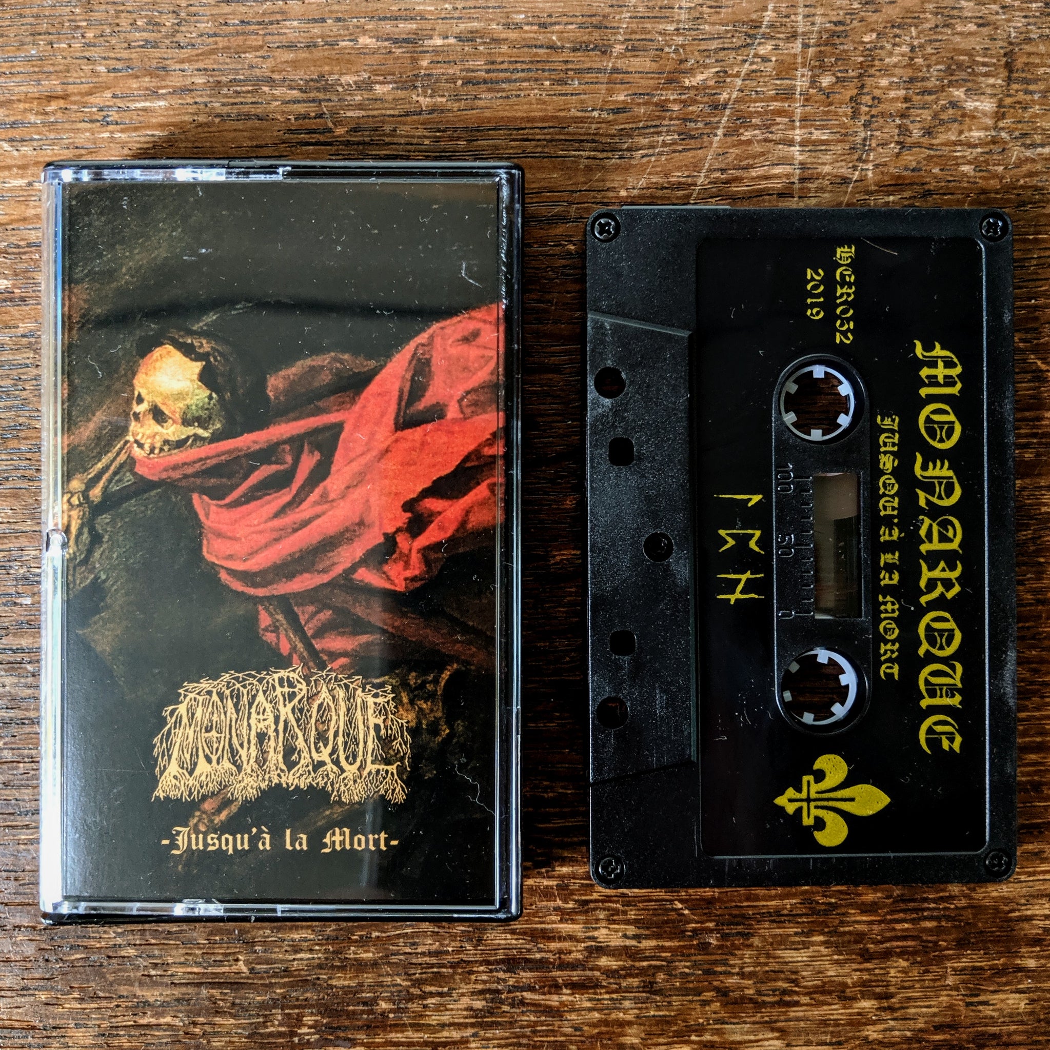 [SOLD OUT] MONARQUE "Jusqu'à la Mort" Cassette Tape